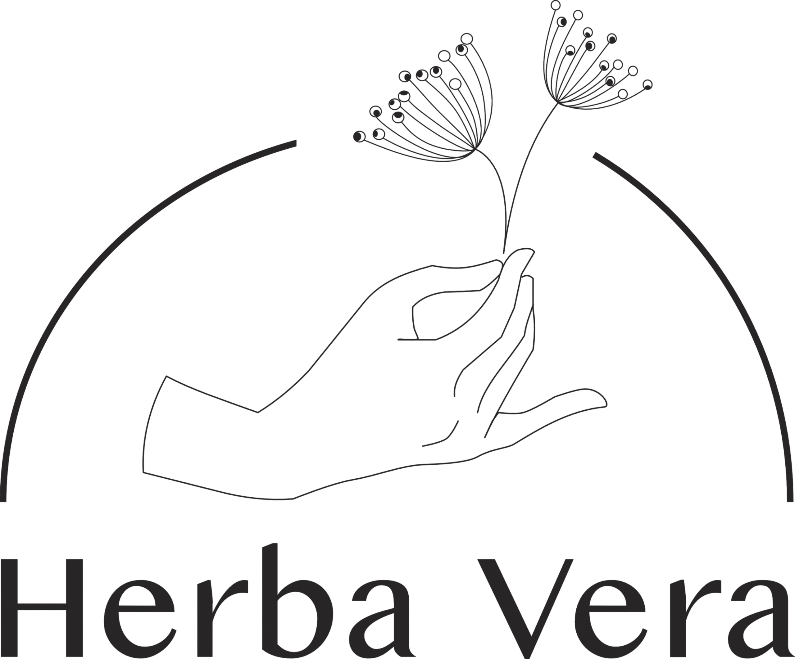 Logo Herba Vera – naturalne herbaty ziołowe i mieszanki z natury